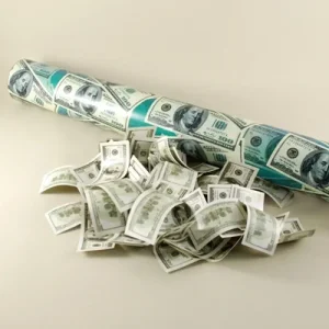 Konfeti dolarlı ürün görseli - dolar sembollü konfetiler